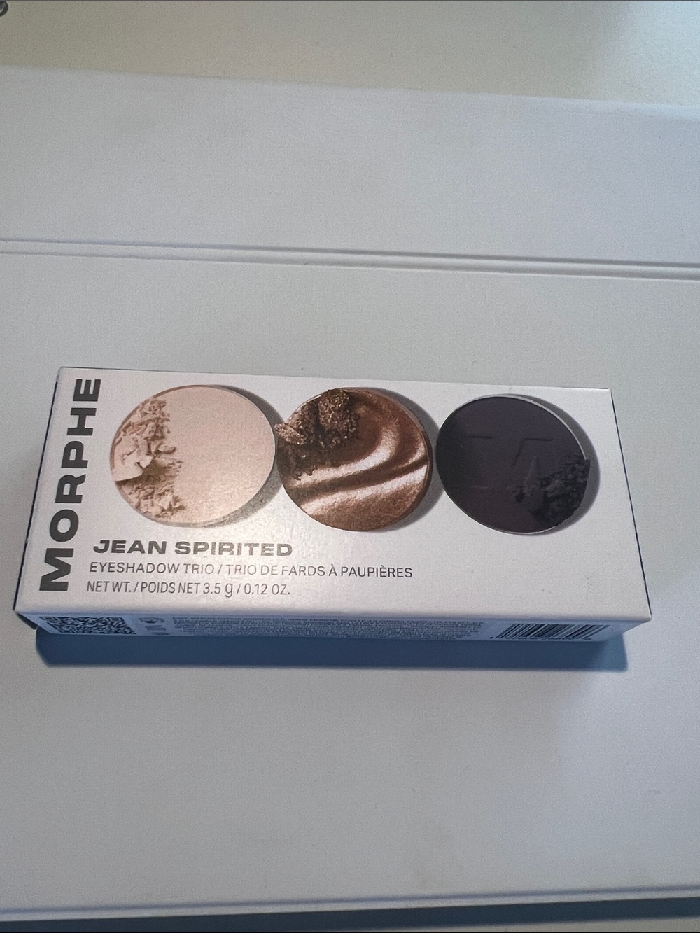 Morphe Jean Spirited Eyeshadow Trio - Beige, Warm Brown & Deep Taupe